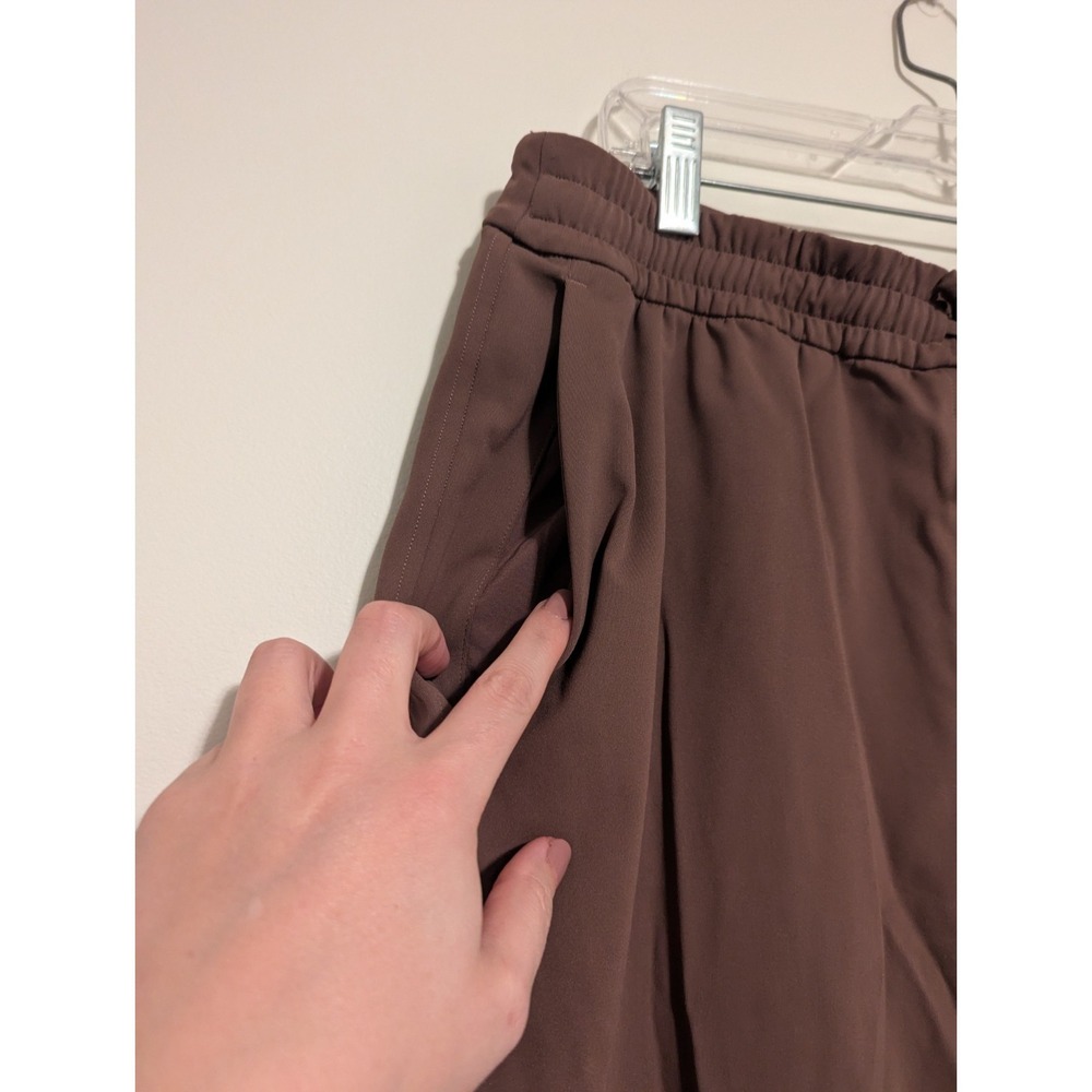 Lululemon Straight-Leg Mid-Rise Pant Luxtreme In Dark Oxide Brown Size Large - Picture 2 of 7